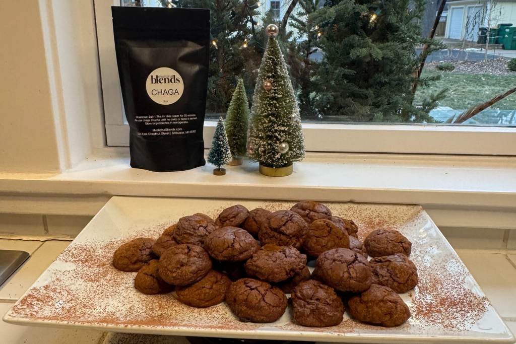 Chocolate Chaga Cookies